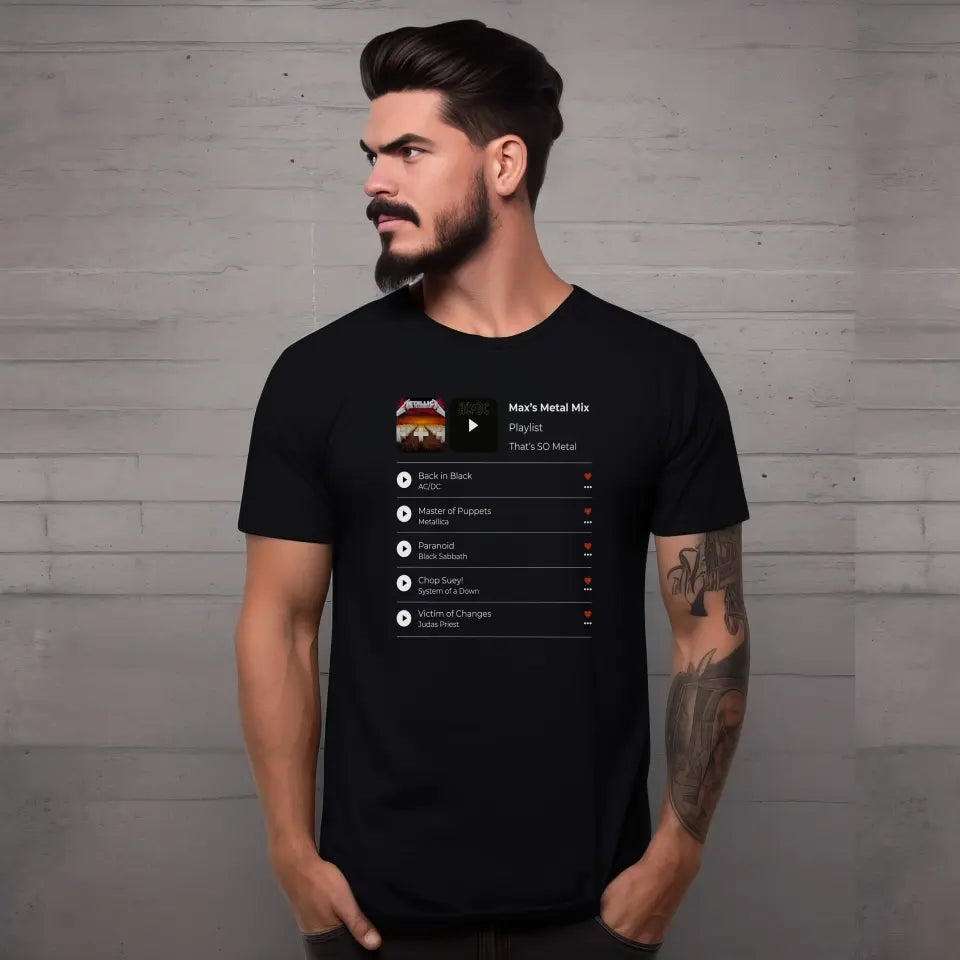 The Playlist - Customizable Unisex T-Shirt
