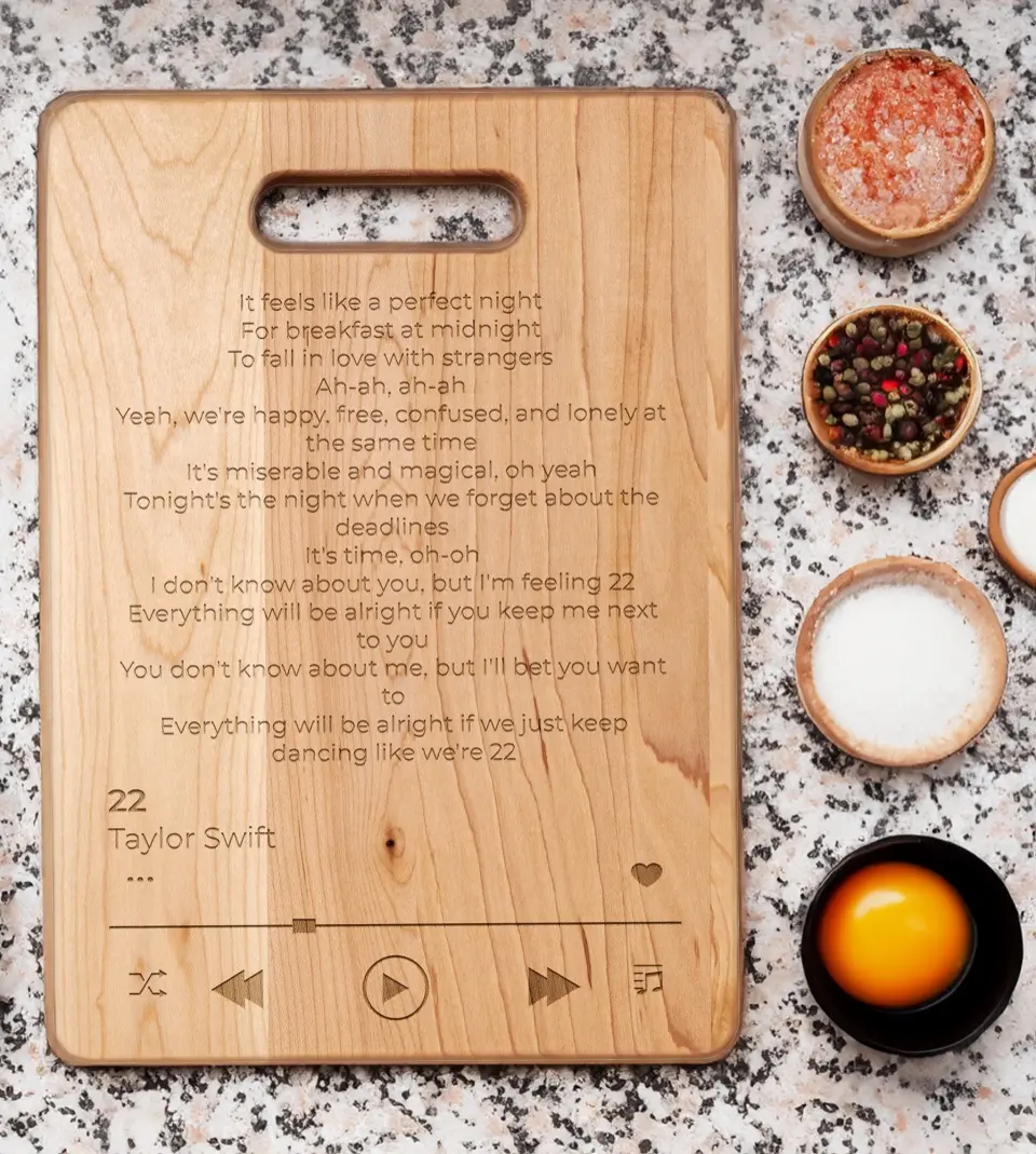 The Favorite Song - Charcuterie Cutting Board