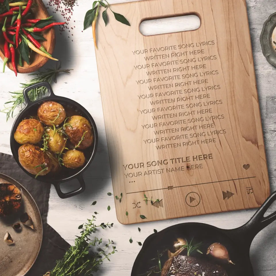 The Favorite Song - Charcuterie Cutting Board