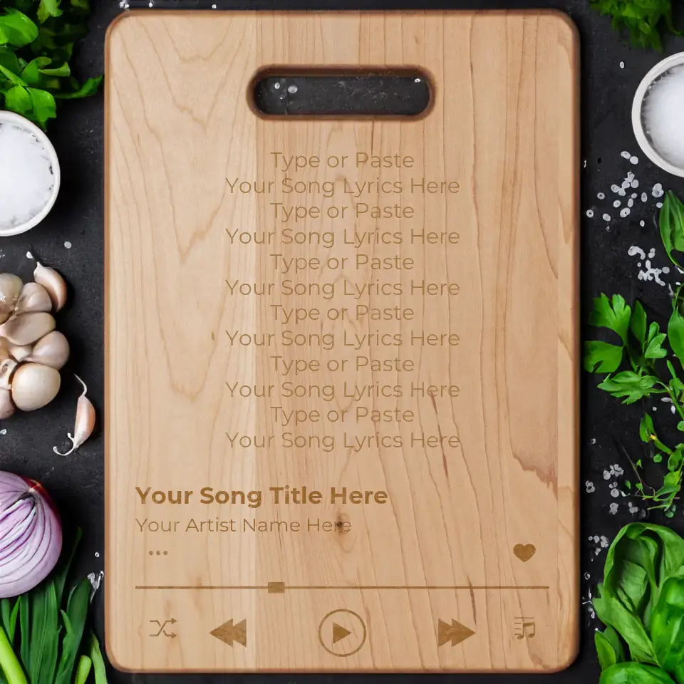 The Favorite Song - Charcuterie Cutting Board