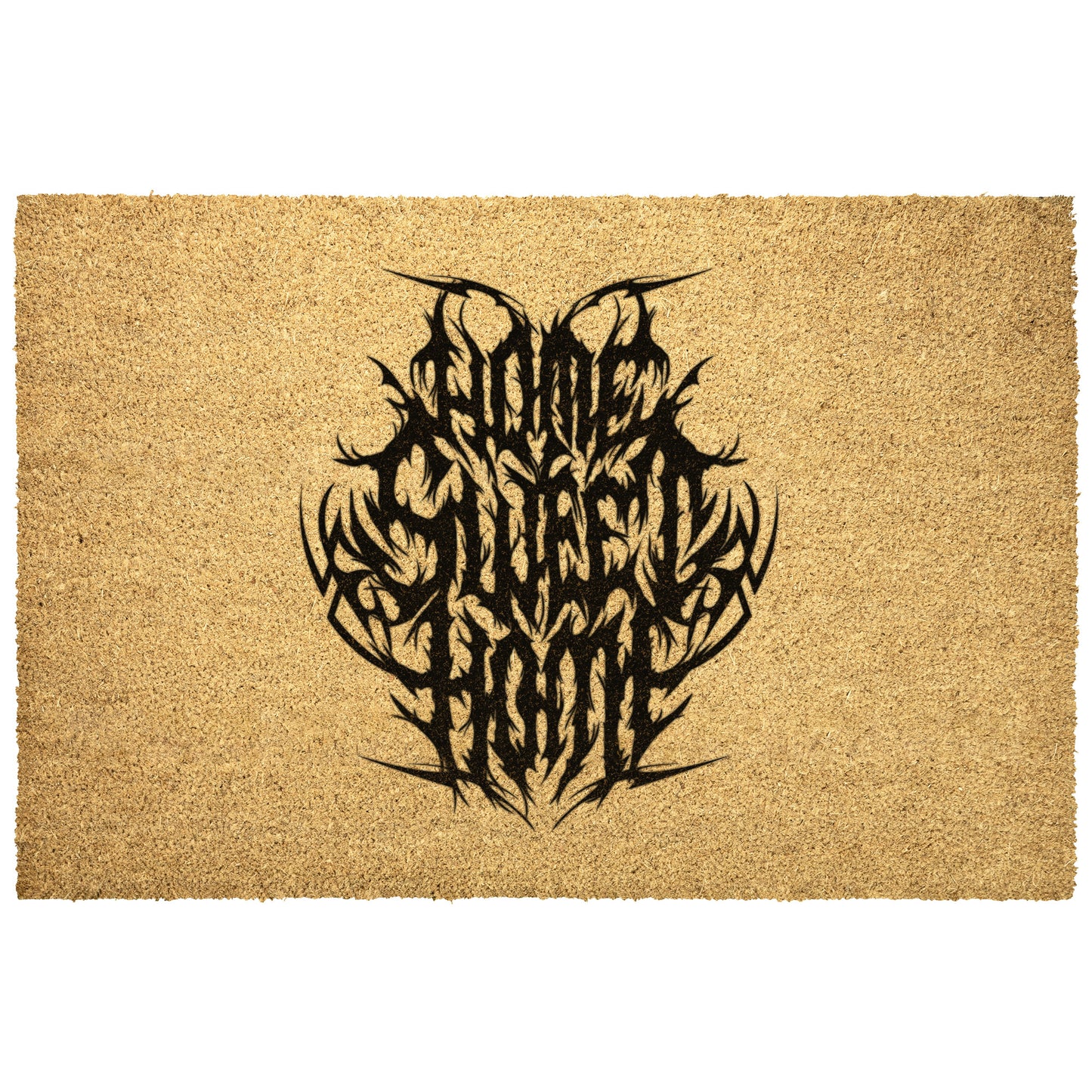 Home Sweet Home, but Make it Metal- Outdoor Welcome Rug Mat