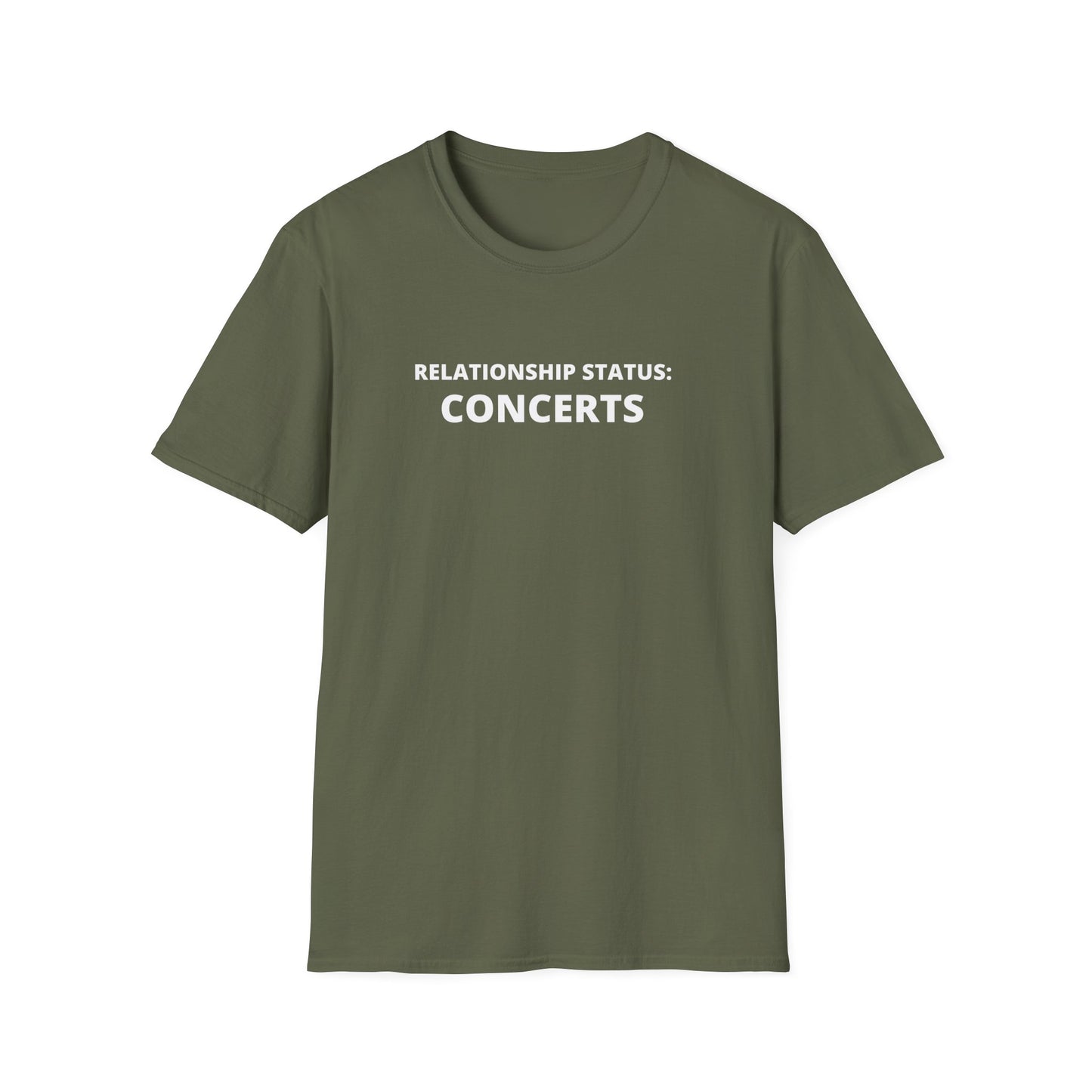 Relationship Status: Concerts - Unisex Softstyle T-Shirt