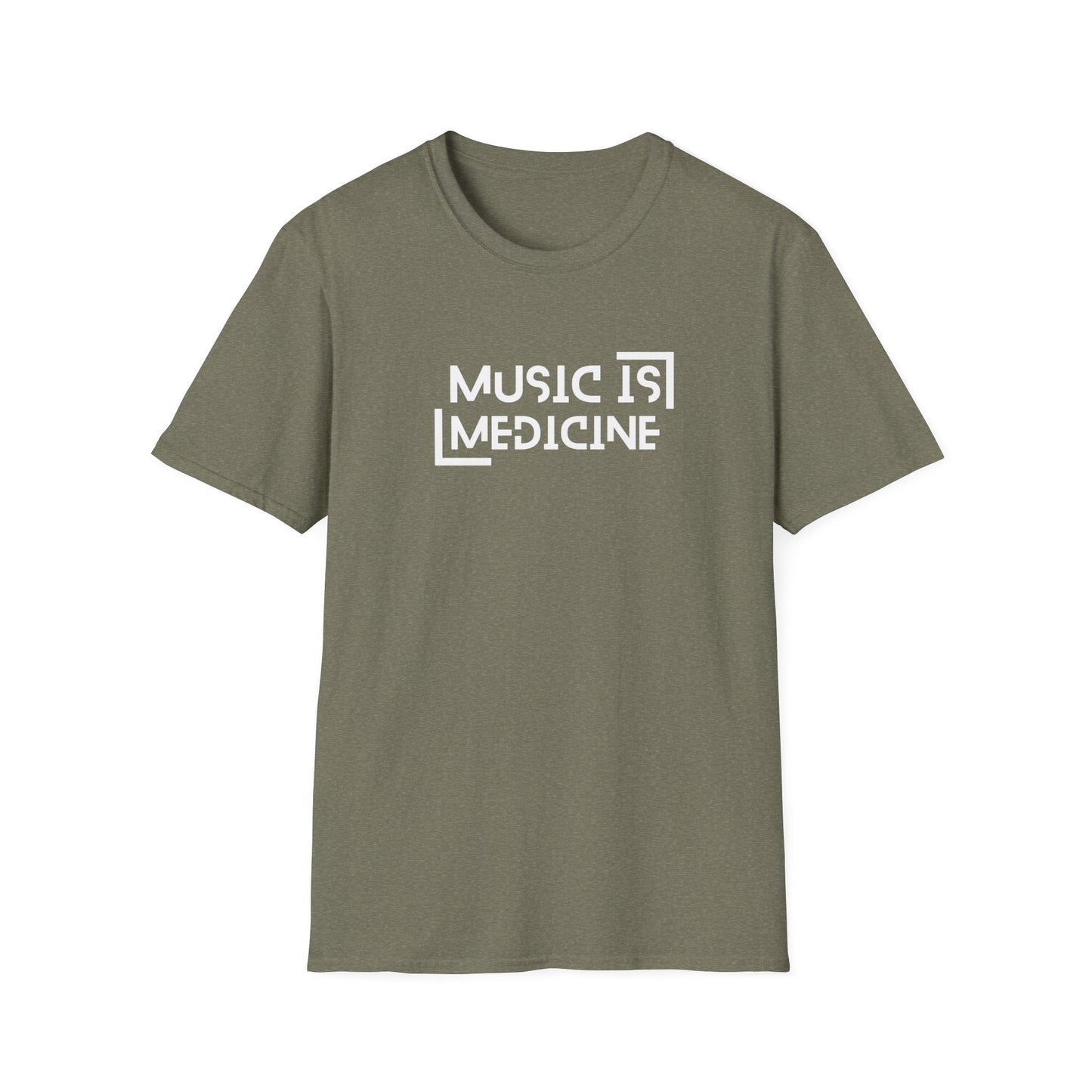 Music is Medicine - Unisex Softstyle T-Shirt