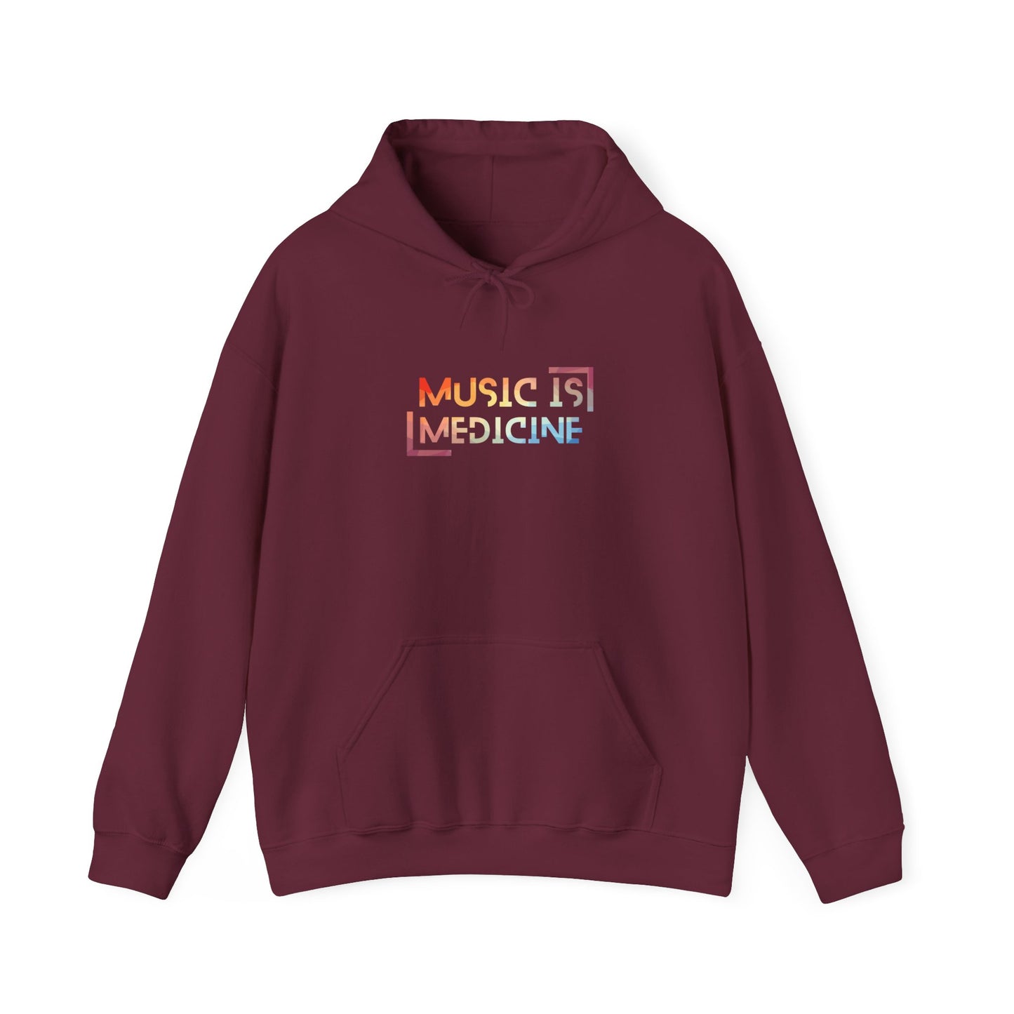 Music is Medicine Colorful - Unisex Heavy Blend™ Hooded Sweatshirt