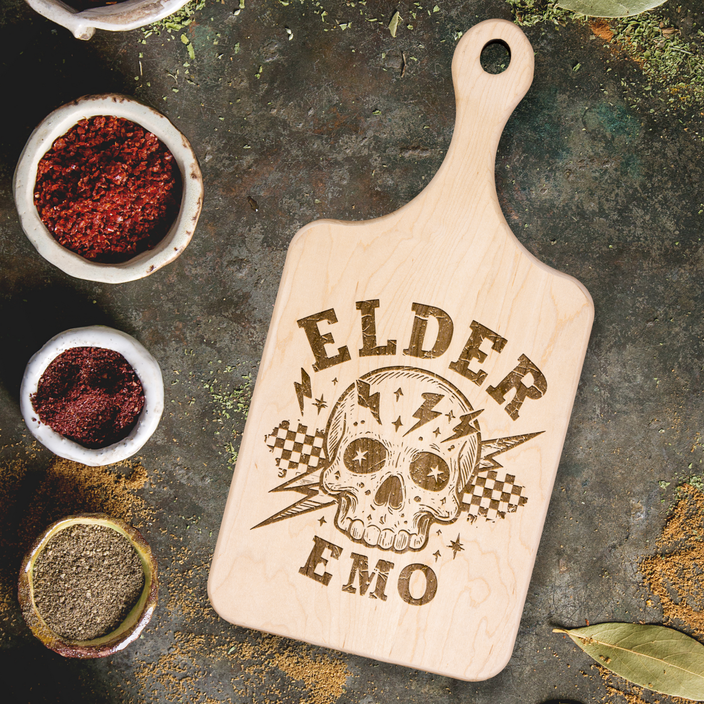 Elder Emo Wood Charcuterie Cutting Board