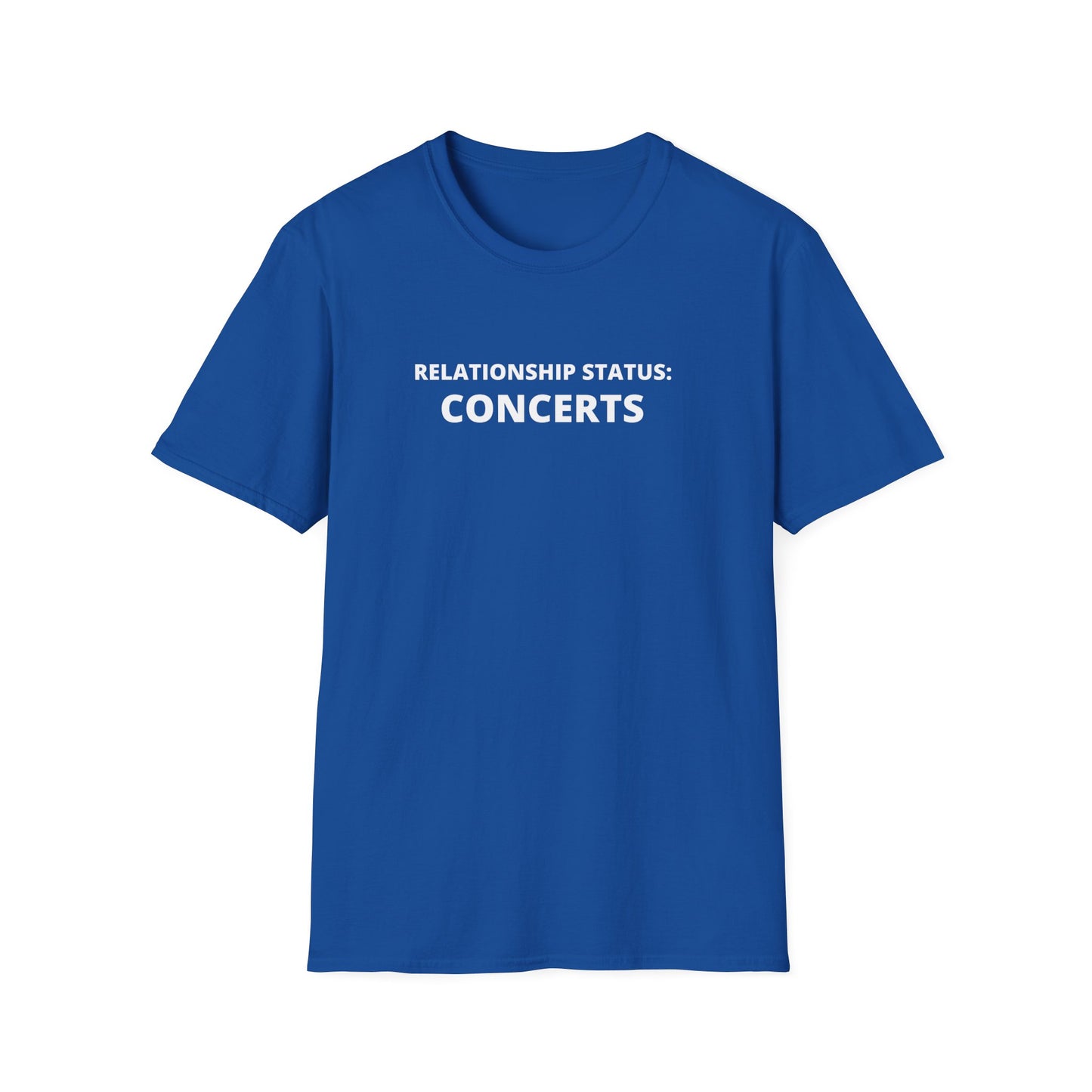 Relationship Status: Concerts - Unisex Softstyle T-Shirt