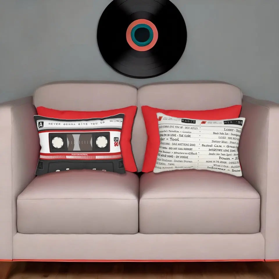 The Perfect Mix Tape - Customizable Pillow