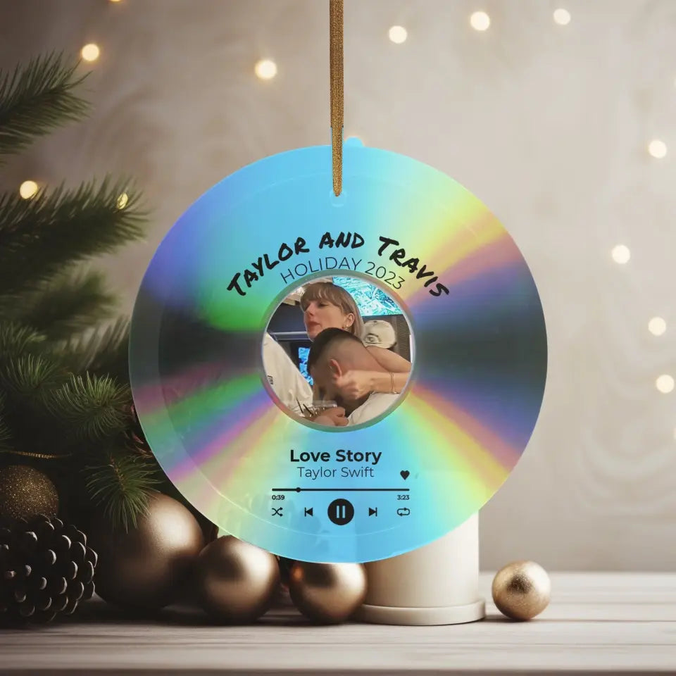 The Compact Disc - Customizable Tree Ornament