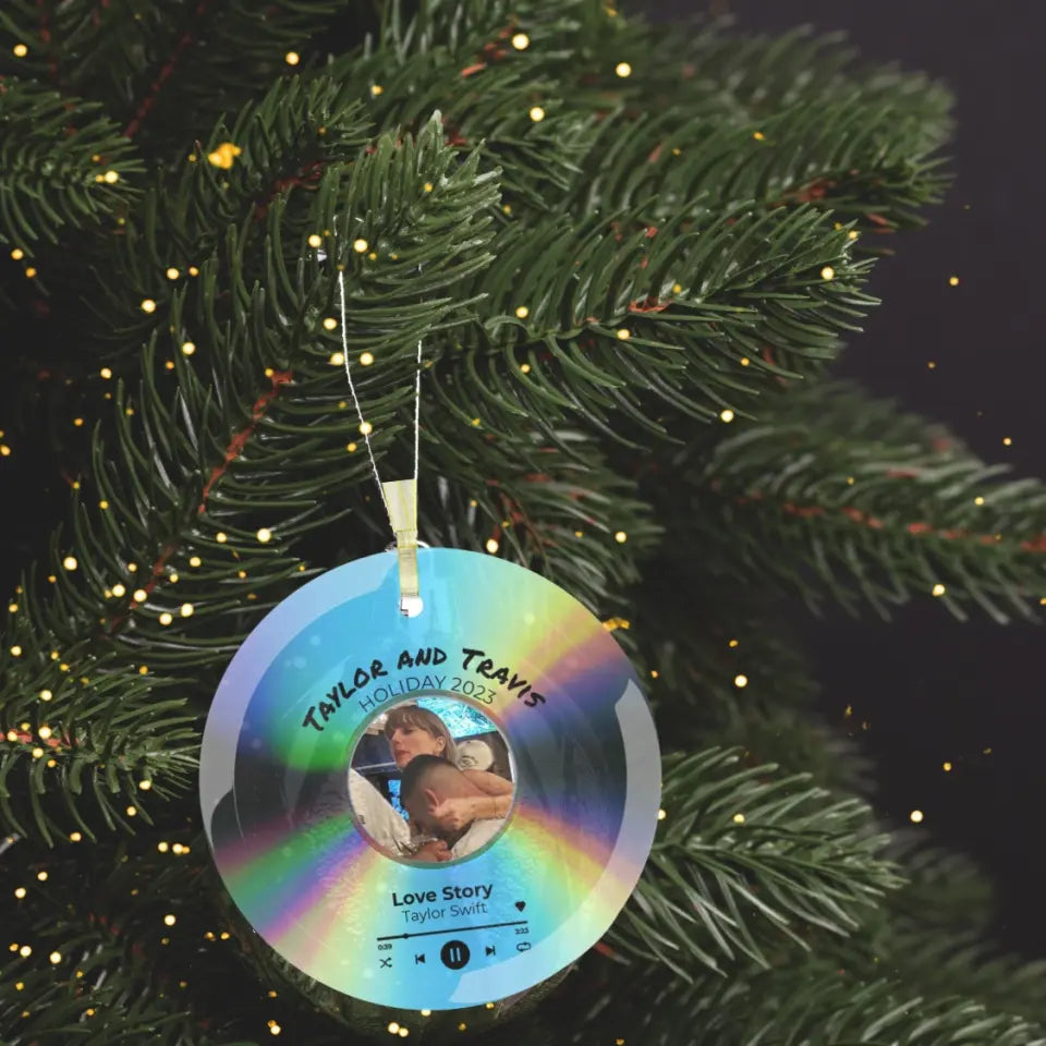 The Compact Disc - Customizable Tree Ornament