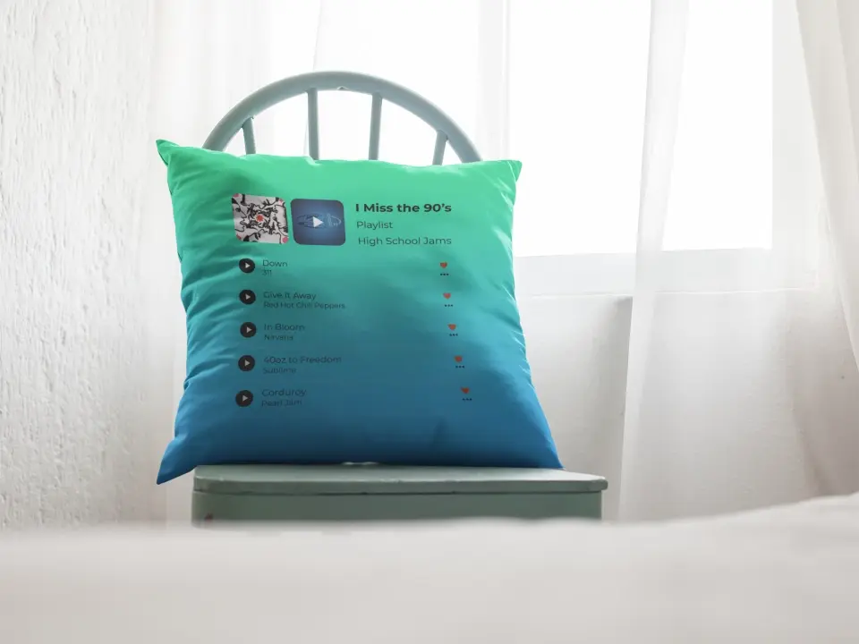 The Playlist - Customizable Pillow