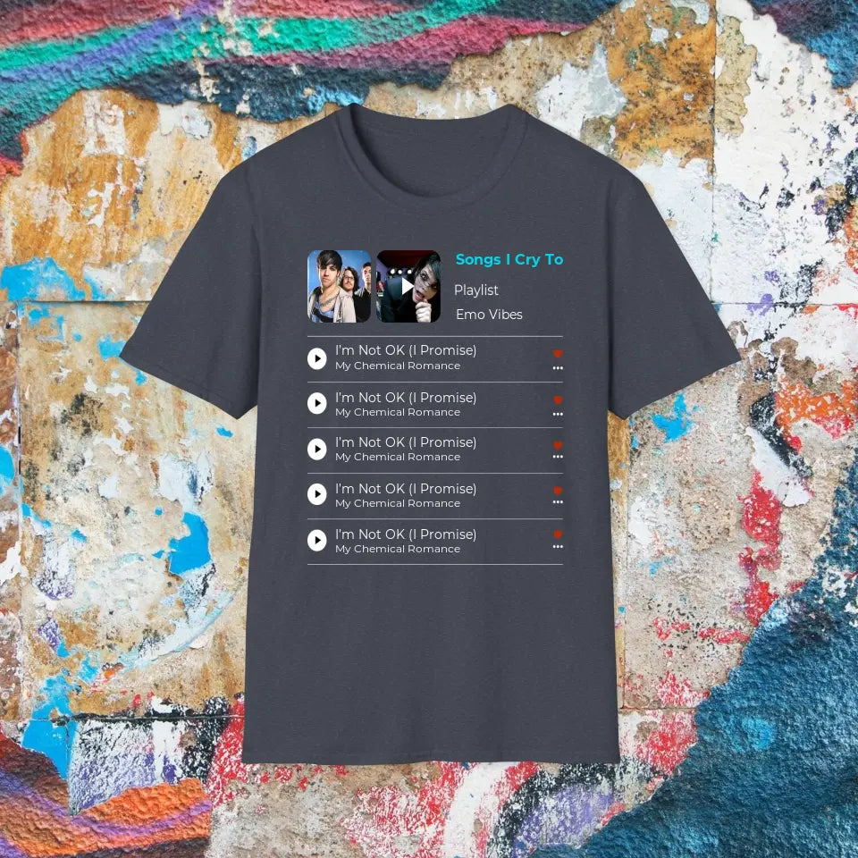 The Playlist - Customizable Unisex T-Shirt