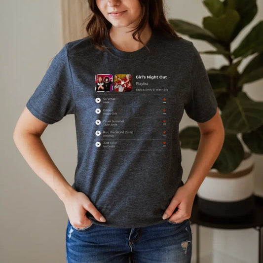 The Playlist - Customizable Unisex T-Shirt