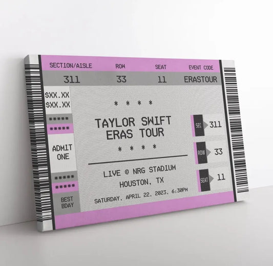 The Ticket Stub - Canvas Wall Art