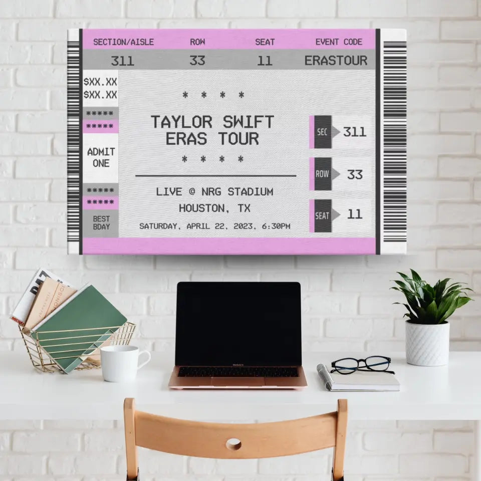 The Ticket Stub - Canvas Wall Art