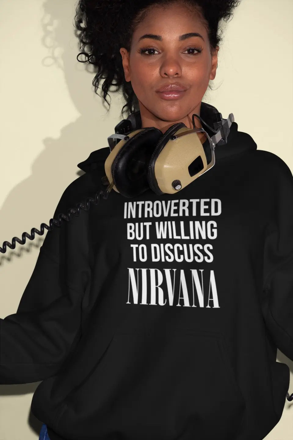 The Introvert Hoodie - Customizable Unisex Pullover Sweatshirt