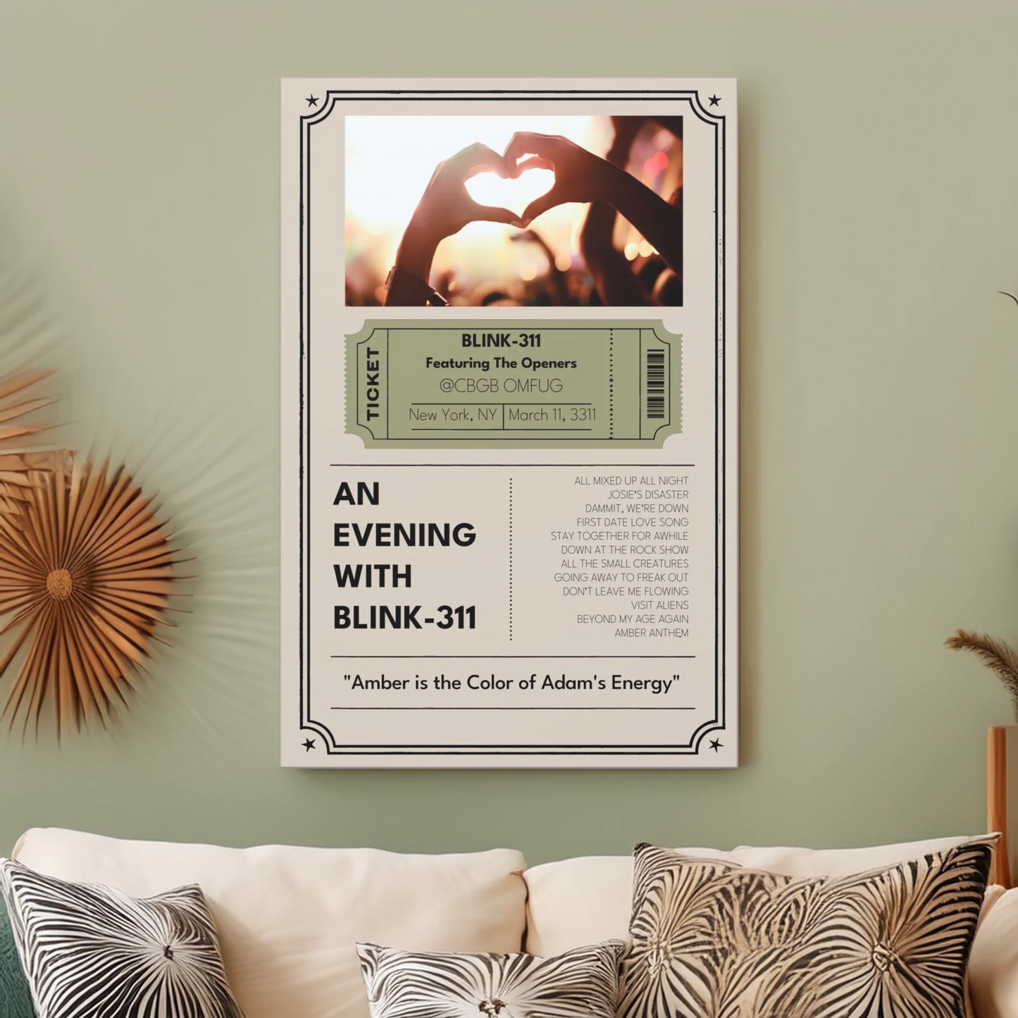 The Core Memory - Custom Concert Wall Art