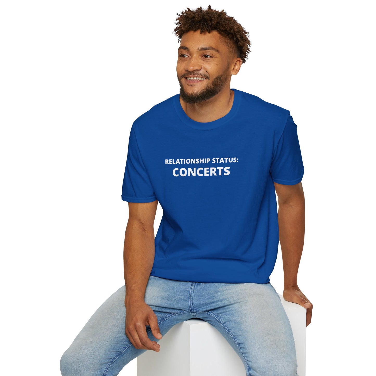 Relationship Status: Concerts - Unisex Softstyle T-Shirt