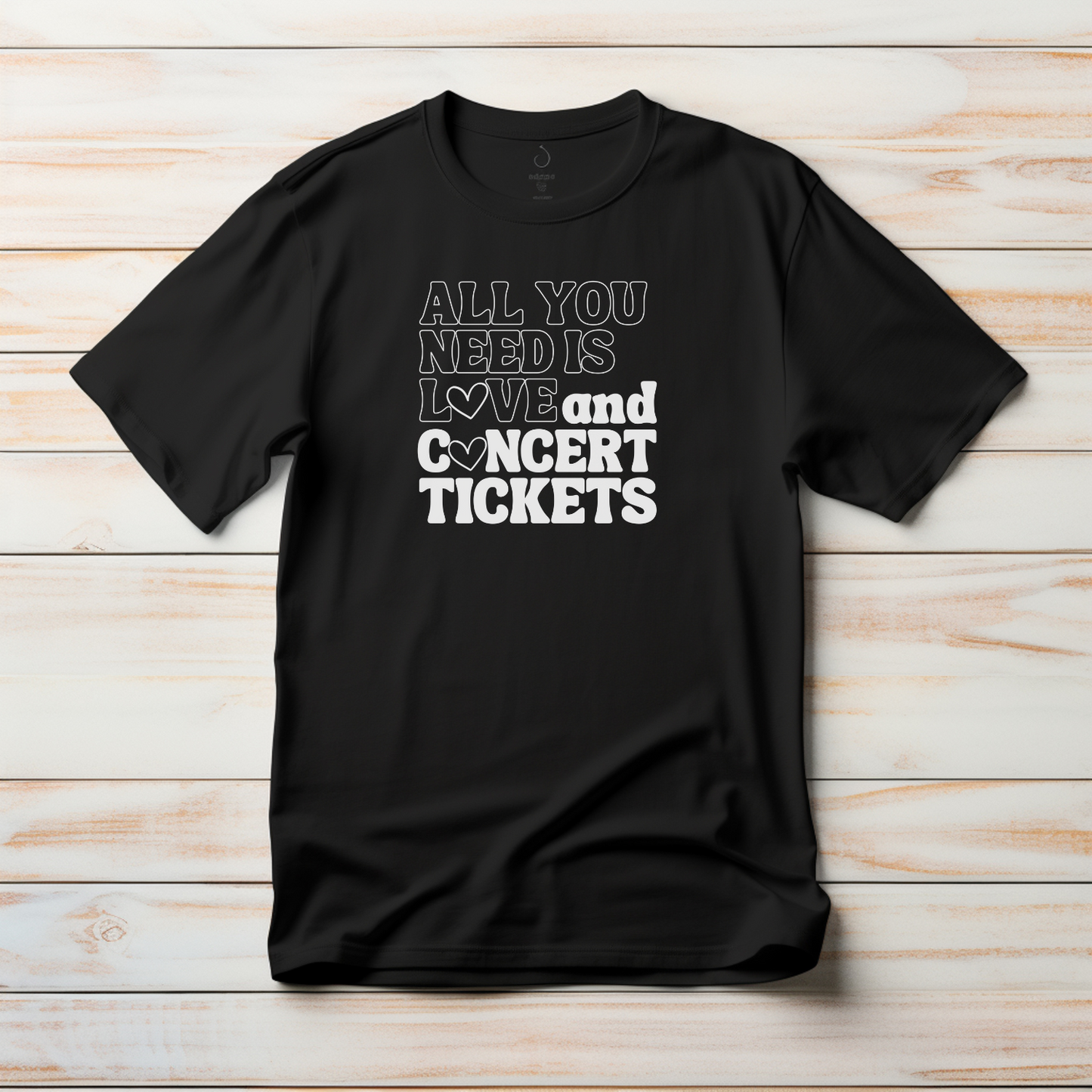 All You Need is Love & Concert Tickets - Unisex Softstyle T-Shirt