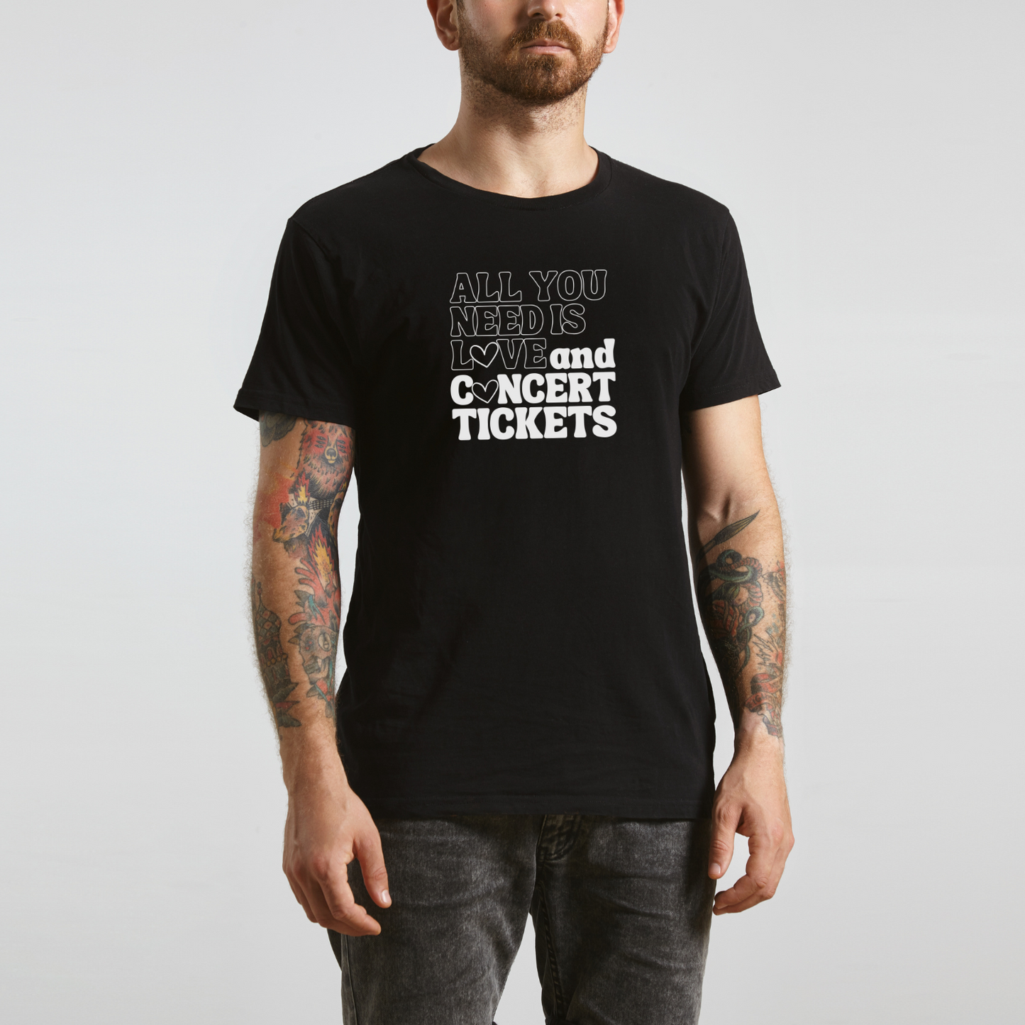 All You Need is Love & Concert Tickets - Unisex Softstyle T-Shirt