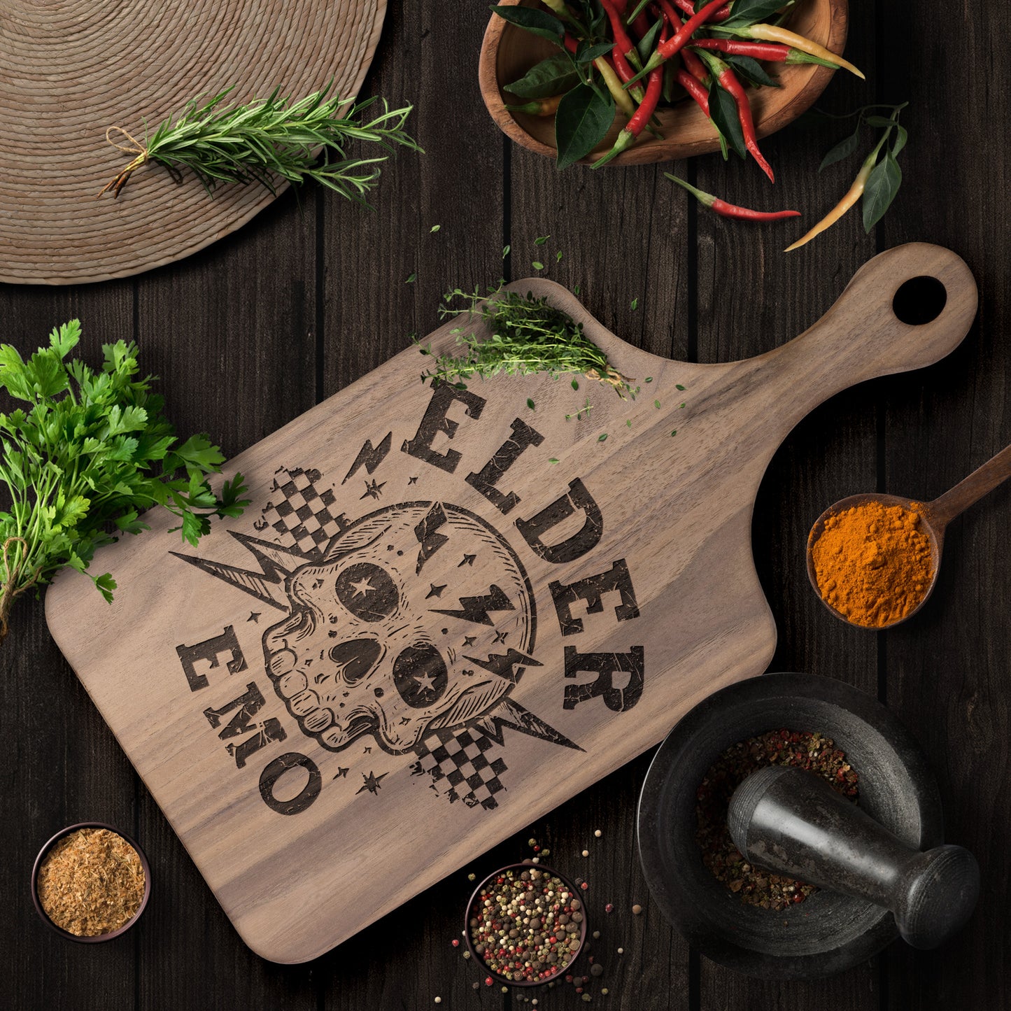 Elder Emo Wood Charcuterie Cutting Board