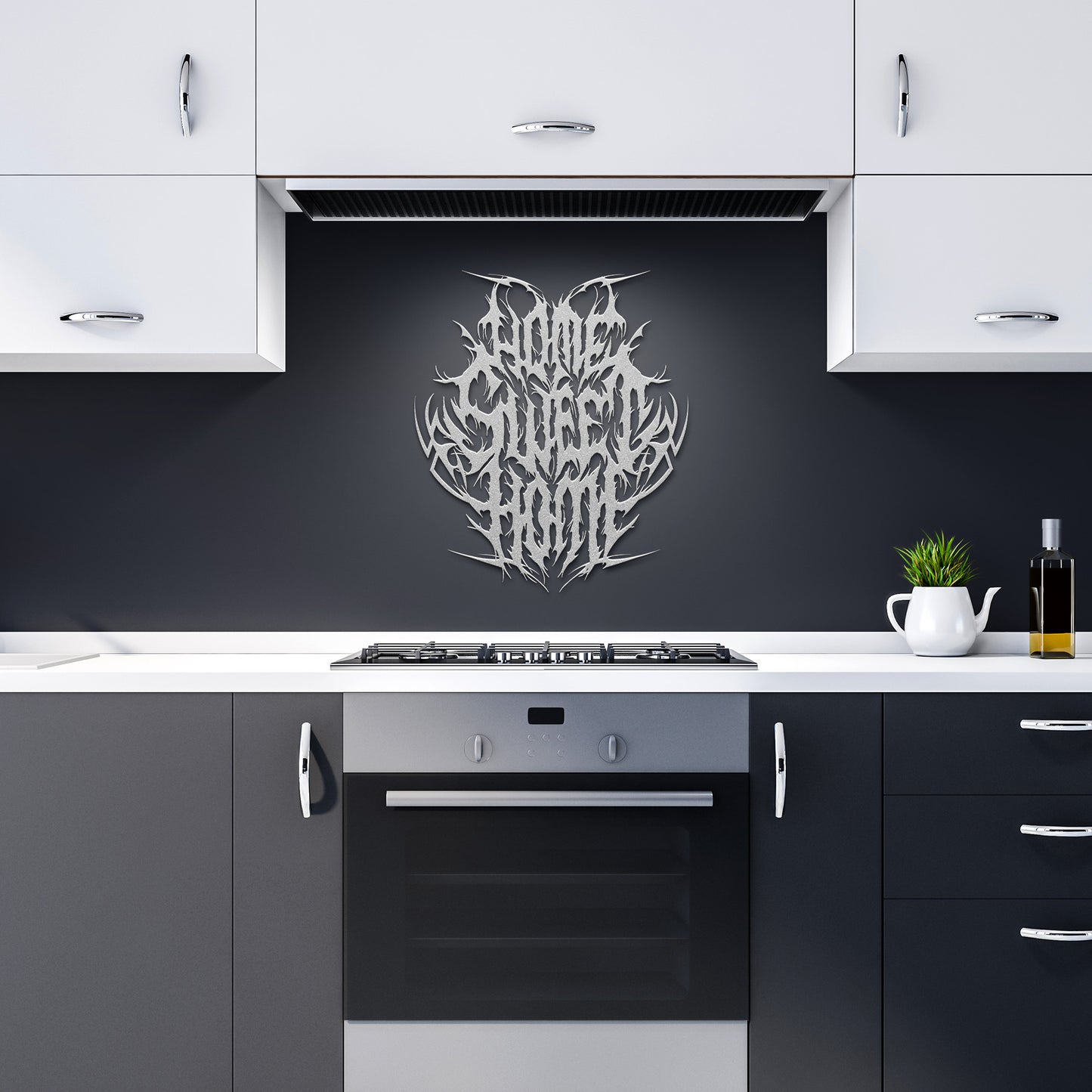 "Home Sweet Home" But METAL - Steel Wall Art Sign