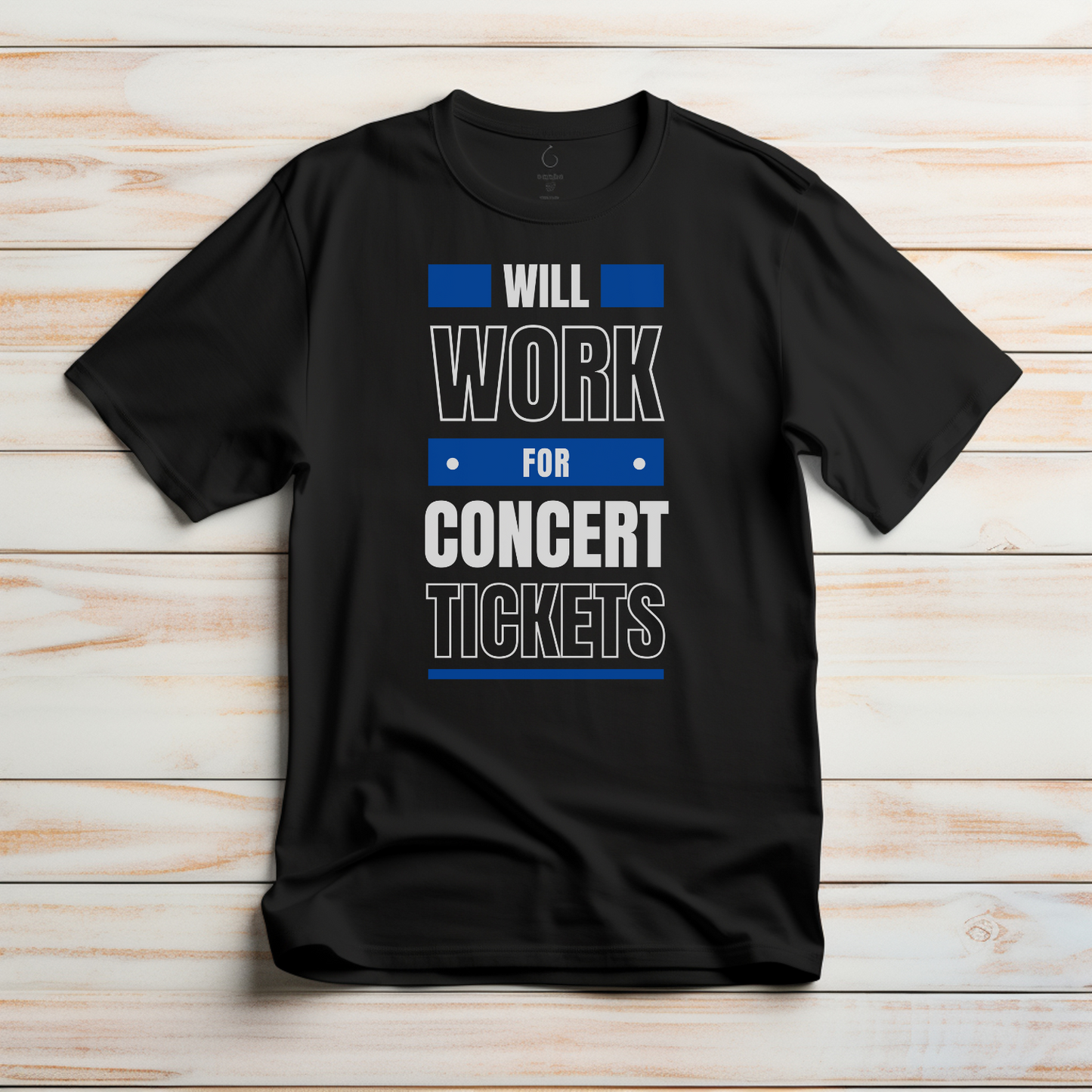 Will Work for Concert Tickets - Unisex Softstyle T-Shirt